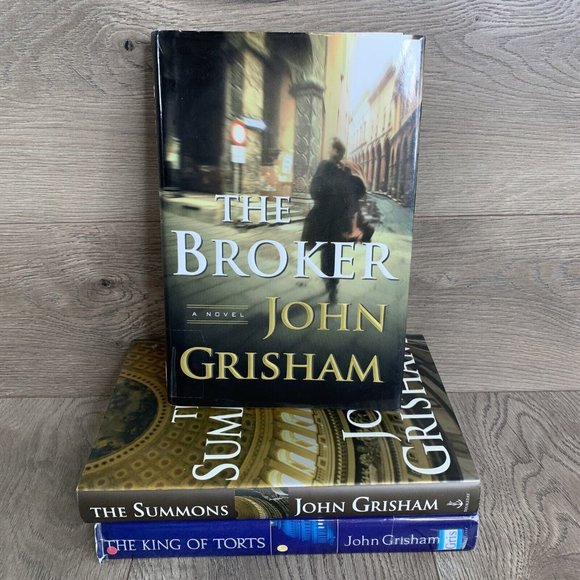 Other - John Grisham Books Lot of 3 - Hardcover Broker, Summons, King Of Torts